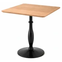 MIZA FURNIR HRAST Z MASIVNIM NALIMKOM 70x70/LOLITA S Gostinska miza