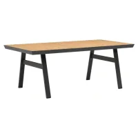 neia antracit/teak t premium garden table