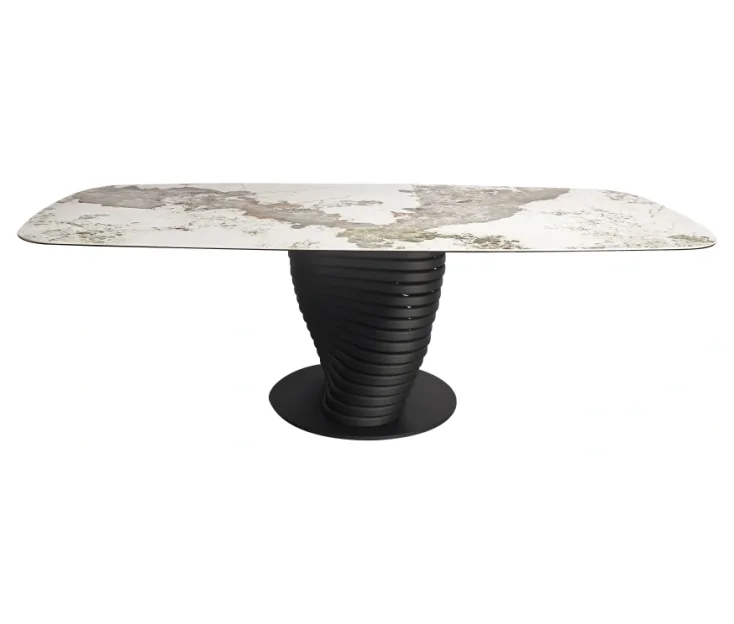 twist 240x120x76 elegantan fiksni stol s uvrnutim postoljem