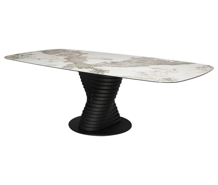 twist 240x120x76 elegantan fiksni stol s uvrnutim postoljem