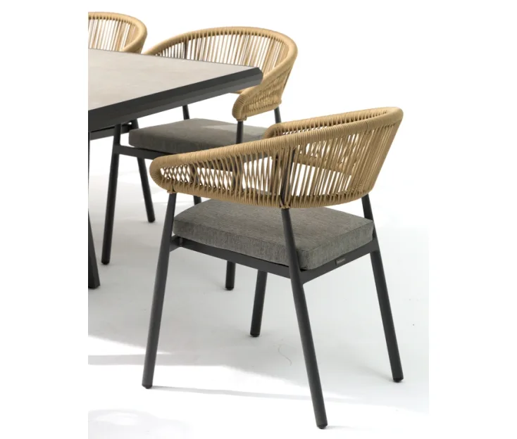 zara 200-260/tampa camel 1+6 set da giardino