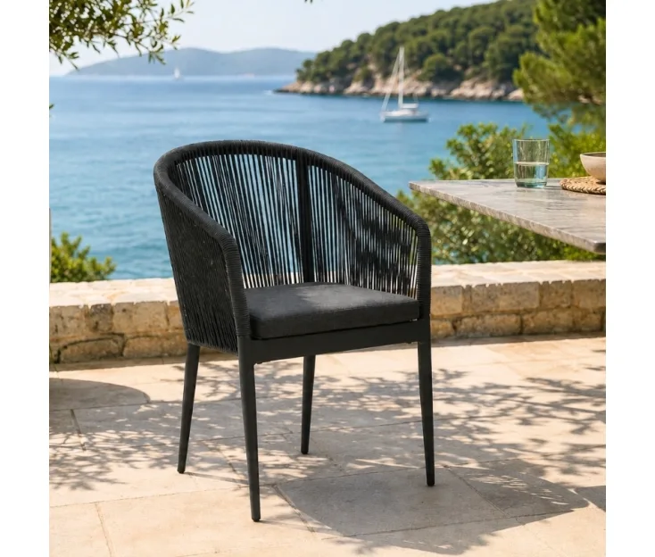 Nika Antracit/Grey Stolica
