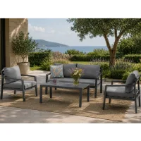 antibes antracit/grey vrtna garnitura