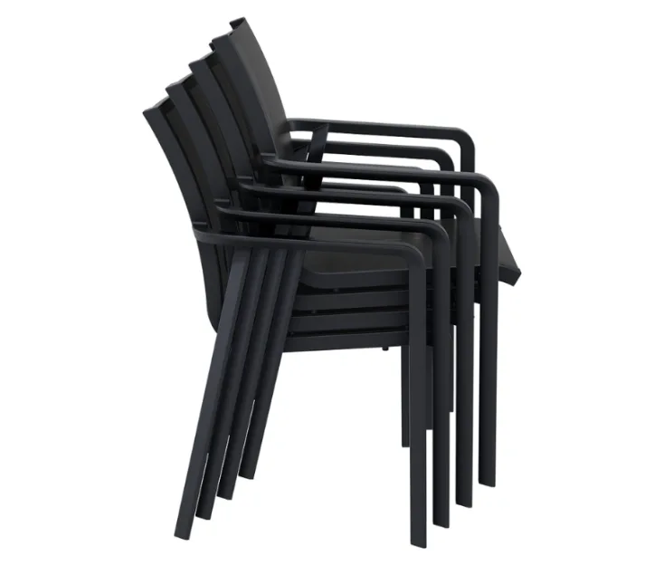 Pacific R Dark Grey/Black Sedia da giardino