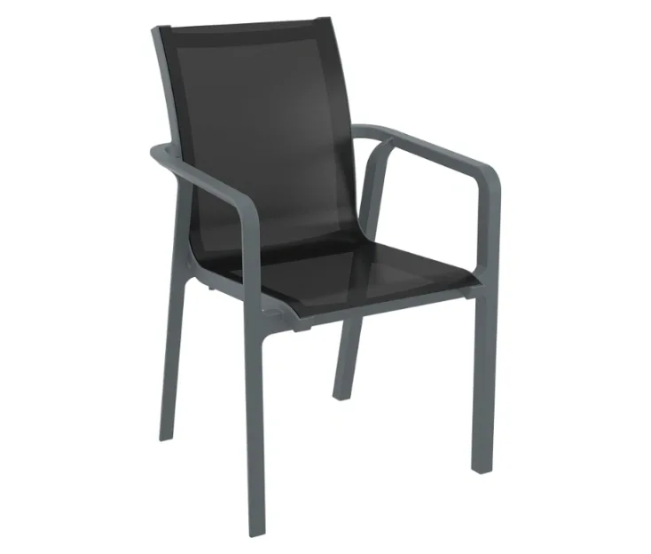 Pacific R Dark Grey/Black Sedia da giardino