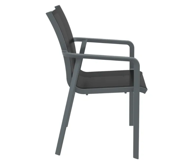 Pacific R Dark Grey/Black Sedia da giardino