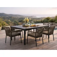 CARVES 180X90/ALICANTE AT 1+6 vrtna garnitura