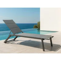 LUX ALU ANTRACIT sunbed