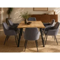 Vitra 200 / Remos Grey 1+6 Jedilna garnitura