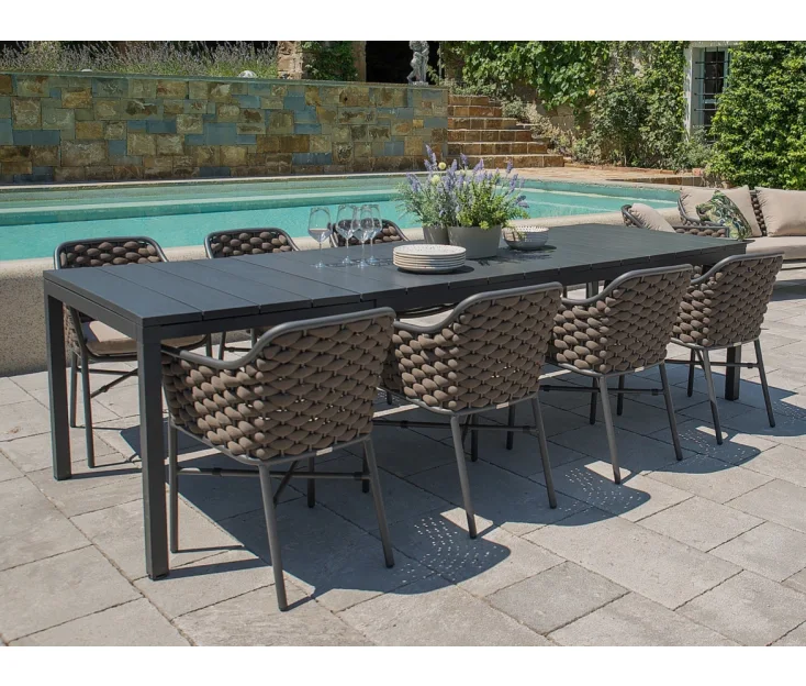 RIO 210-280/LEON tortora 1+8 garden set
