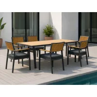 neia 200X100/neia 1+6 premium set da giardino