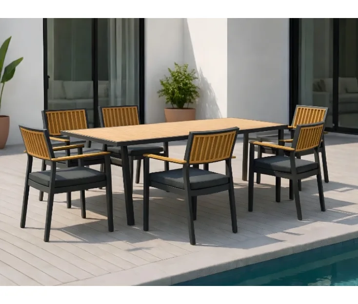 neia 200X100/neia 1+6 premium set da giardino