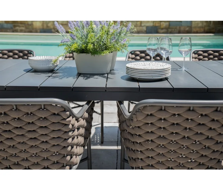 RIO 210-280/LEON tortora 1+8 garden set