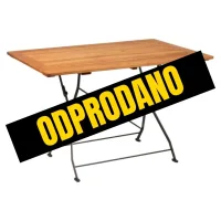 miza ROBIN 120X80 zložljiva lesena miza