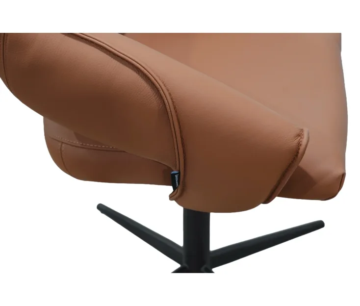 Senza Swivel Cognac Vrtljiv stol