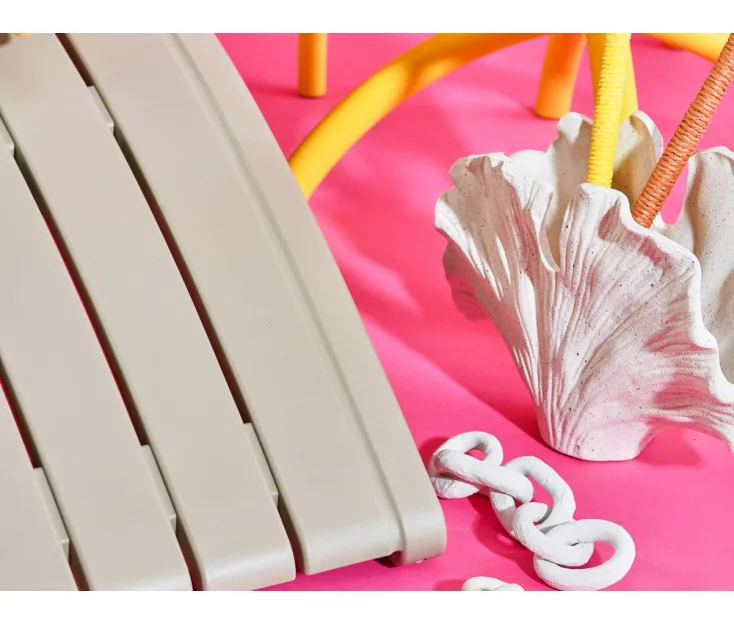 SLIM TAUPE ležalnik