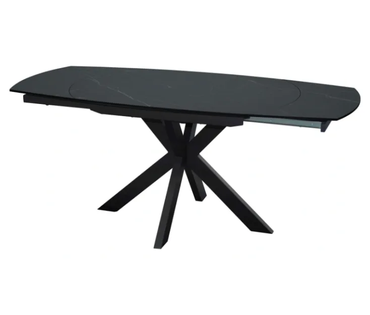 Smart Black 120 / Jason Grey 1+4 Jedilna garnitura