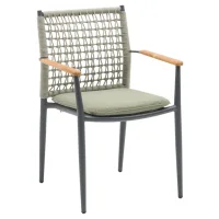 Donatela Antracit/Green Sedia