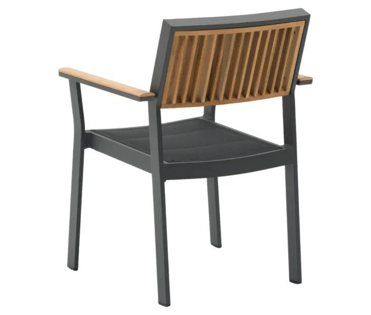 neia antracit/teak  stol