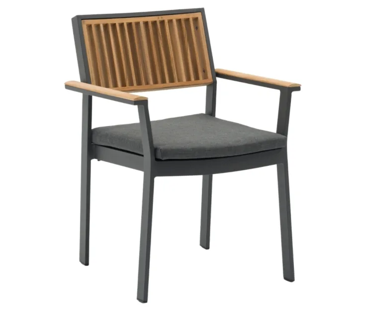 neia antracit/teak  stol
