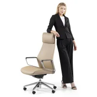 ZEUS BEIGE/COGNAC sedia da ufficio professionale