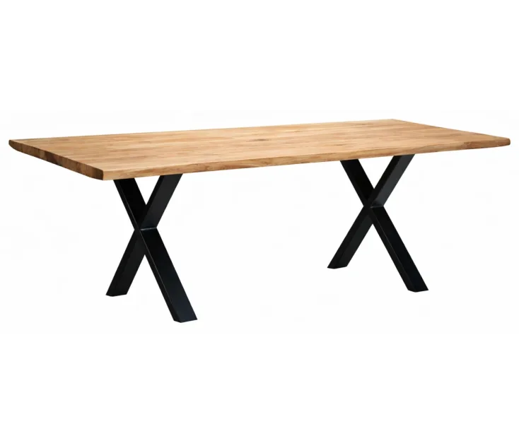 VALI X NATURA 240X100 MASIVA HRAST jedilna miza