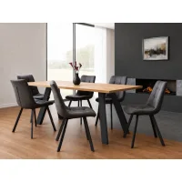 Vali Eco 200 / Todi Grey 1+6 Jedilna miza