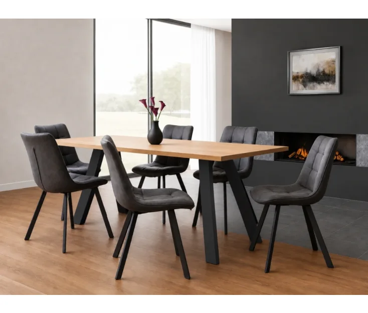 Vali Eco 200 / Todi Grey 1+6 Dining set