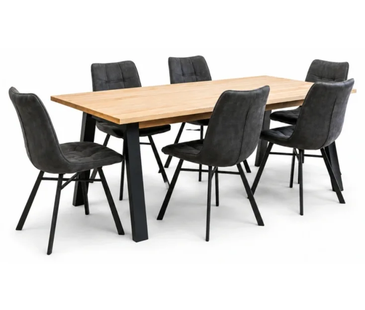 Vitra 200 / Todi Grey 1+6 Set da pranzo