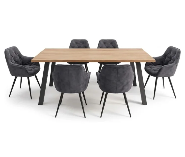 Vitra 200 / Amanda 1+6 Dining set