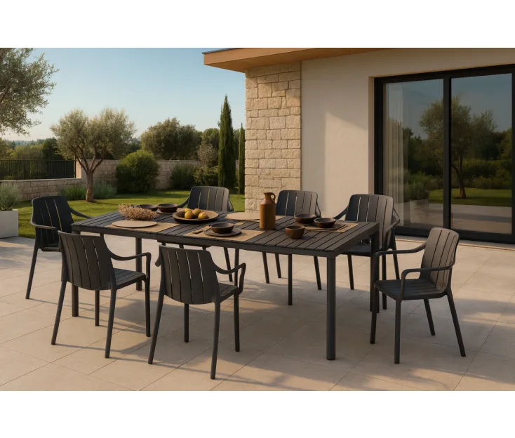 TEVERE 210/TIBERINA R 1+8 Garden set